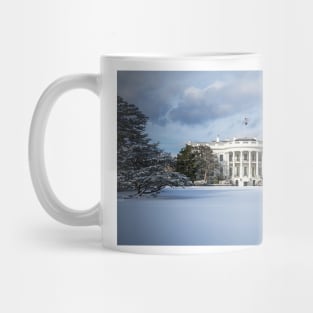 Winter at 1600 Pennsylvania Ave Mug